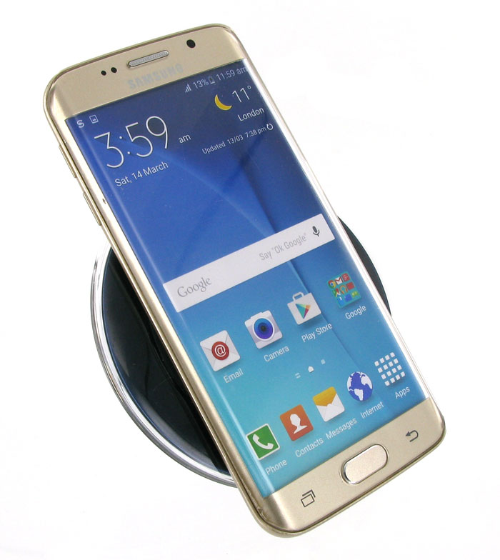 Regenboog Samenwerking pak Draadloze oplader Samsung Galaxy S6 Edge Plus zwart, Draadloze Opladers